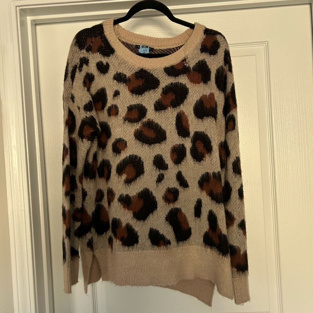 Leopard Print Sweater